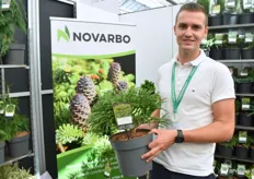 Naud Stappers of Novarbo. Novarbo is specialist in the cultivation of exclusive conifers.  